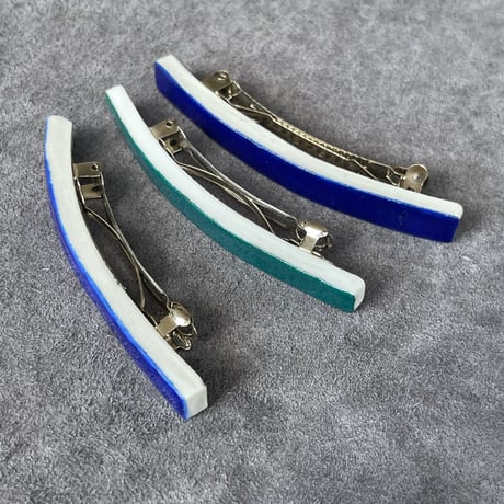 [ juju made ] English porcelain hair barrette