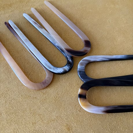 [KOSTKAMM]   Horn Hair Sticks / Short / 9433