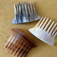 [kostkamm] Horn Decorative Comb  / 12x8 cm  / 9434