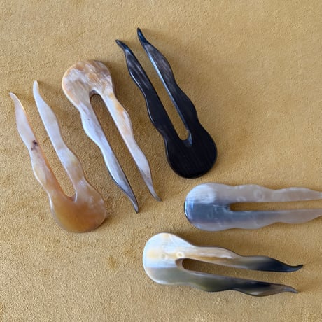 [KOSTKAMM]   Horn Hair Sticks / Short / 9432