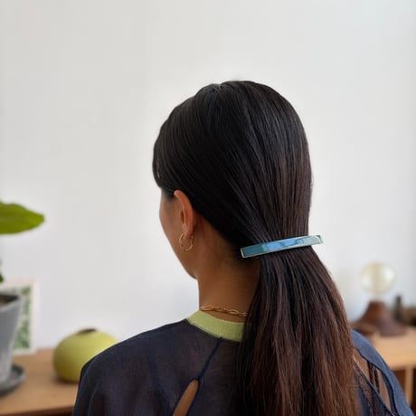 [ juju made ]  English porcelain hair barrette