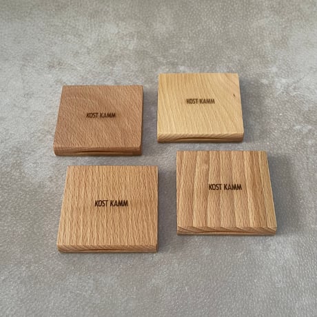[KOSTKAMM]  Wooden Pocket Folding Mirror / 5501