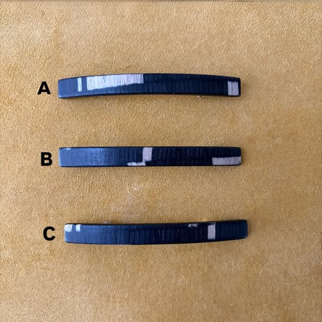 [KOSTKAMM] Natural Wood Hair Clip  /  Slender / 6cm