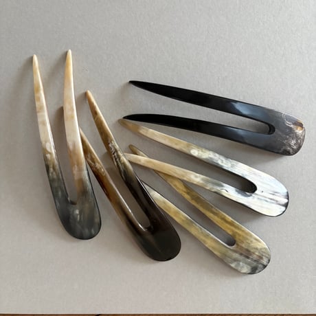 [KOSTKAMM]  Horn Hair Sticks / Long / 9430