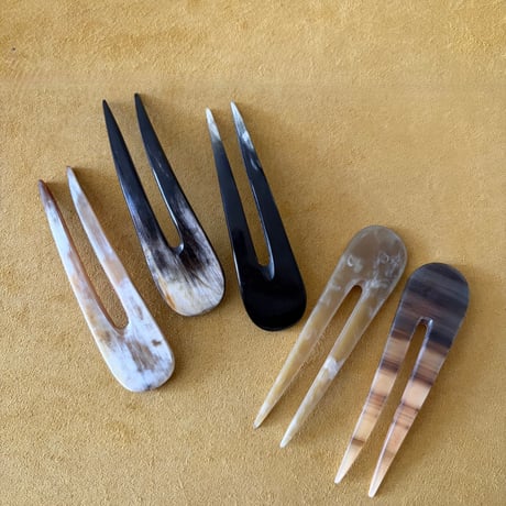 [KOSTKAMM]   Horn Hair Sticks / Short / 9431
