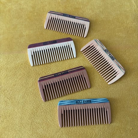 [KOSTKAMM]  Wooden Mini Pocket Comb /  19b