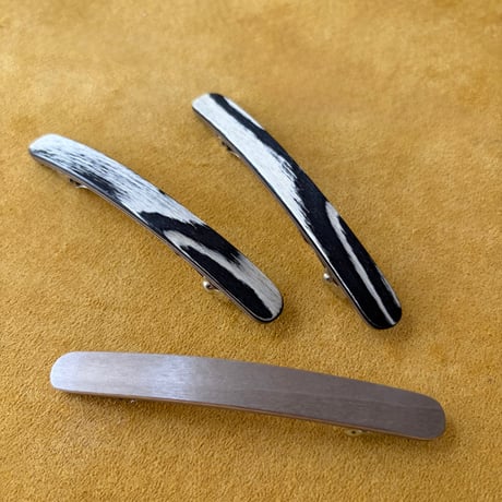 [KOSTKAMM]  Natural Wood Extra Slender sharp hair clip 6cm