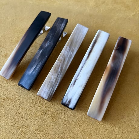 [KOSTKAMM] Rectangular Horn alligator clip / 7.5cm