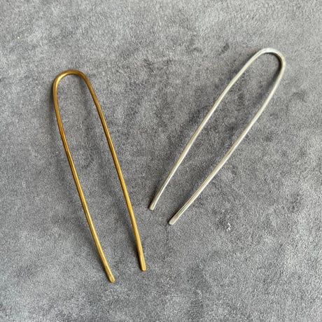 [ cinq  ] hair stick / brass / silver