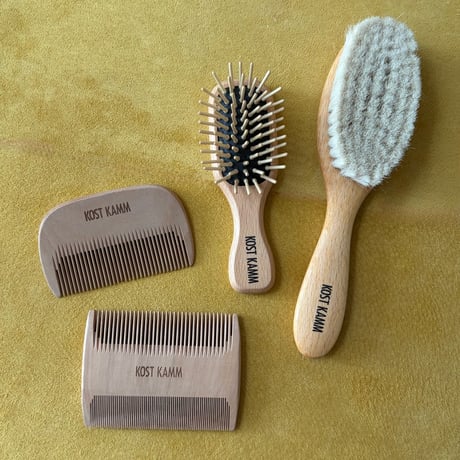 [KOSTKAMM]  Waxed Beech Wood Baby Brush /ベビーブラシ39