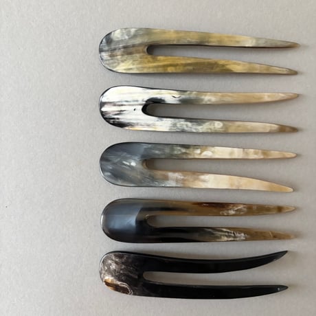 [KOSTKAMM]  Horn Hair Sticks / Long / 9430