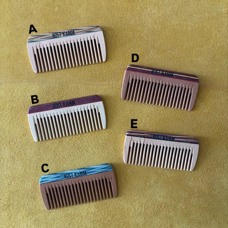 [KOSTKAMM]  Wooden Mini Pocket Comb /  19b