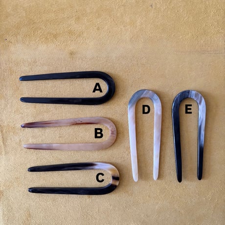 [KOSTKAMM]   Horn Hair Sticks / Short / 9433
