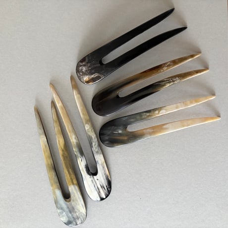 [KOSTKAMM]  Horn Hair Sticks / Long / 9430