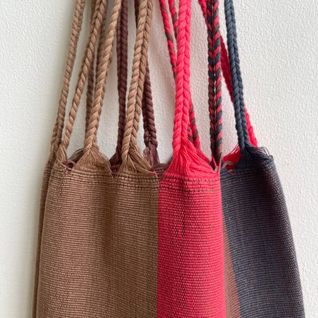 [pips]  Cotton Handwoven Hammock bag /  New Color