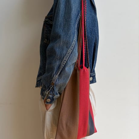 [pips]  Cotton Handwoven Hammock bag /  New Color