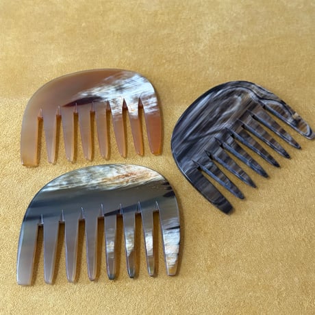 [KOSTKAMM]  Horn Curl Comb / Extreme Wide / 10cm / 120H