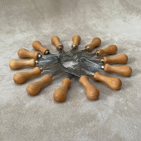 [KOSTKAMM]  Beech Wood Comb and Brush cleaner