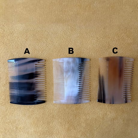 [KOSTKAMM]  Horn Comb / Narrow x Wide 8x6cm / 230H