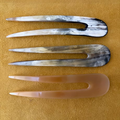 [KOSTKAMM]  Horn Hair Sticks / Long / 9430