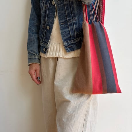 [pips]  Cotton Handwoven Hammock bag /  New Color