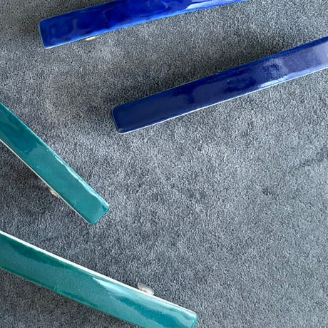 [ juju made ] English porcelain hair barrette