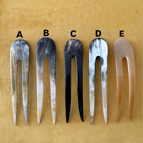 [KOSTKAMM]  Horn Hair Sticks / Long / 9430