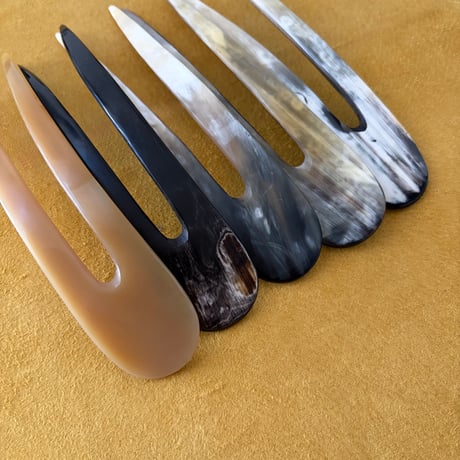 [KOSTKAMM]  Horn Hair Sticks / Long / 9430