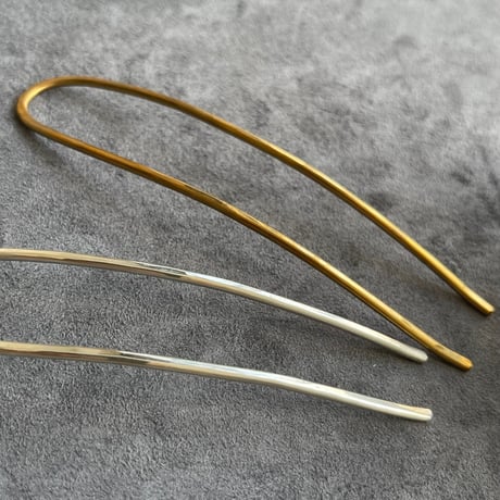 [ cinq  ] hair stick / brass / silver