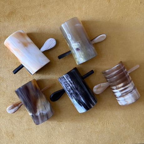 [KOSTKAMM]  Horn Hair Clip with Stick / 9438