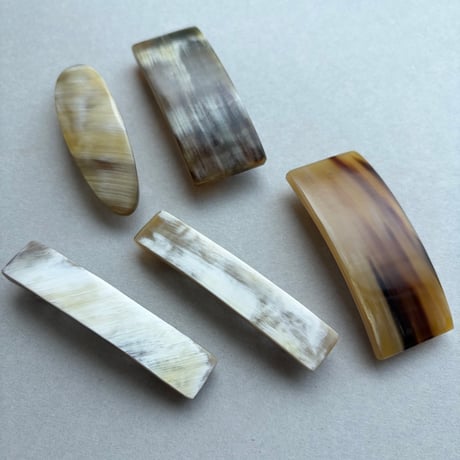 [KOSTKAMM]  Horn Hair Clip / 6cm / 9534