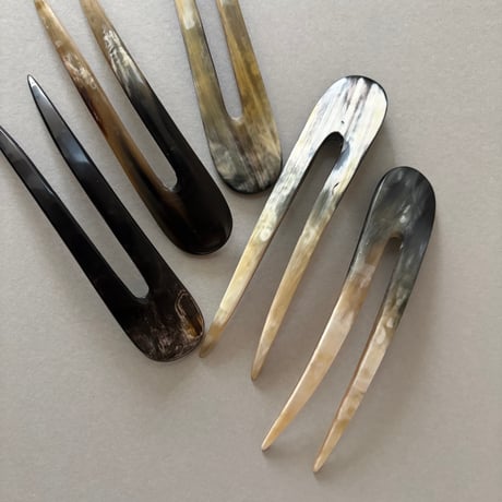 [KOSTKAMM]  Horn Hair Sticks / Long / 9430