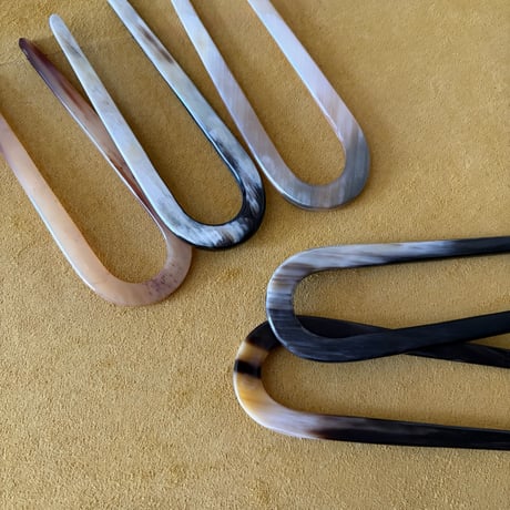 [KOSTKAMM]   Horn Hair Sticks / Short / 9433