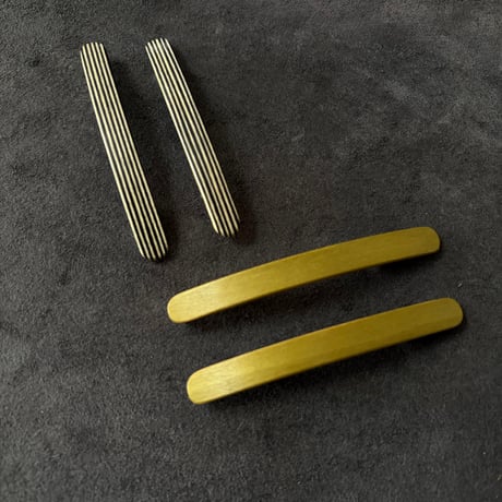 [KOSTKAMM]  Natural Wood Extra Slender Shape hair clip  6cm