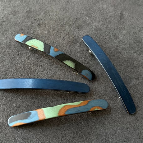 [KOSTKAMM]  Natural Wood Extra Slender Shape hair clip  6cm