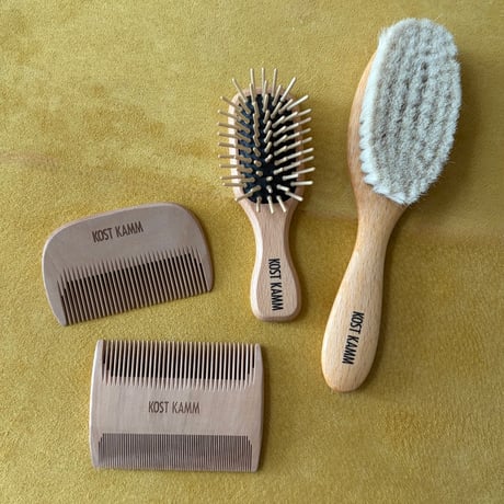 [KOSTKAMM]  Waxed Beech Wood Baby Brush