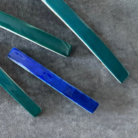 [ juju made ] English porcelain hair barrette