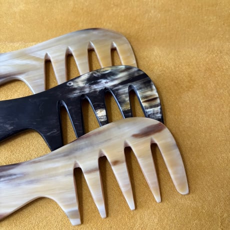 [KOSTKAMM]  Horn Curl Comb / Finger Wide / 16cm / 122H