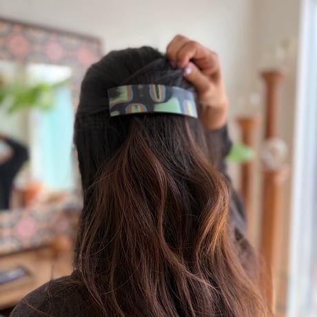 [KOSTKAMM] Natural Wood Hair Clip  /10cm