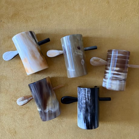 [KOSTKAMM]  Horn Hair Clip with Stick / 9438