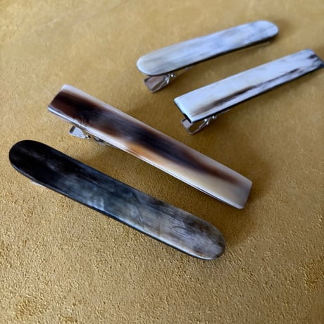 [KOSTKAMM] Rectangular Horn alligator clip / 7.5cm