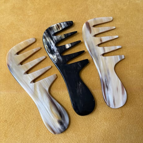 [KOSTKAMM]  Horn Curl Comb / Finger Wide / 16cm / 122H