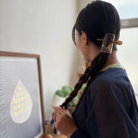 [KOSTKAMM]  Horn Hair Clip with Stick / 9438