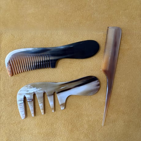 [KOSTKAMM]  Horn Curl Comb / Finger Wide / 16cm / 122H