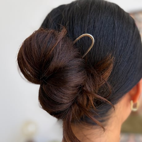 [ cinq  ] hair stick / brass / silver
