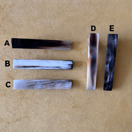 [KOSTKAMM] Rectangular Horn alligator clip / 7.5cm