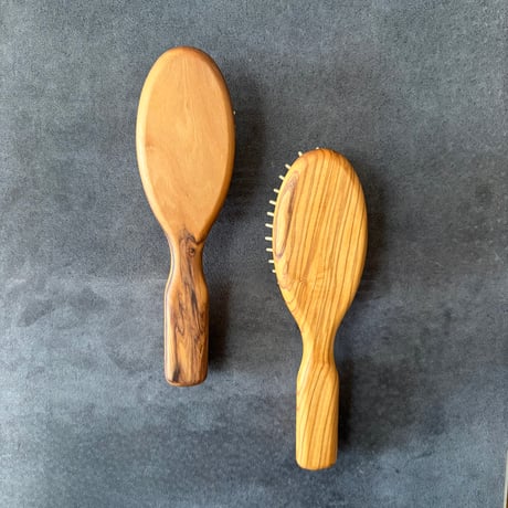 [KOSTKAMM]  Olive Wood Oval Hair Brush / 17.5cm / オリーブウッド  オーバル型ブラシ / 4527