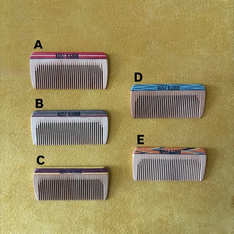 [KOSTKAMM]  Wooden Mini Pocket Comb / 20b