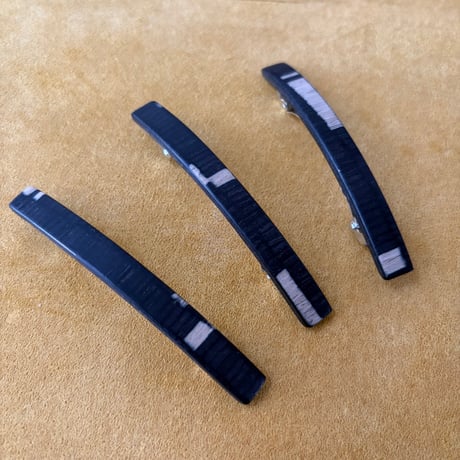[KOSTKAMM] Natural Wood Hair Clip  /  Slender / 6cm