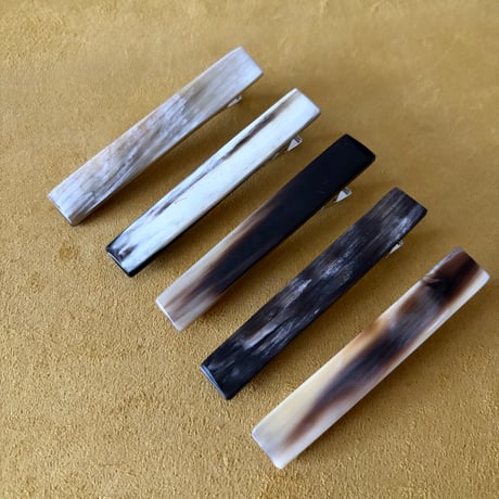 [KOSTKAMM] Rectangular Horn alligator clip / 7.5cm
